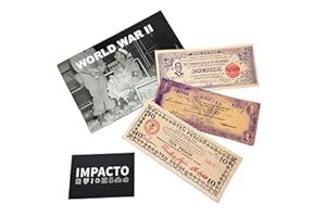 IMPACTO COLECCIONABLES | Colección de Billetes de la Segunda Guerra Mundial – Serie Guerrilla de 3 Billetes Emitidos en Territorios Ocupados Testimonios de Resistencia con Certificado de Autenticidad