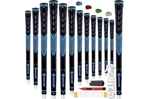 SAPLIZE CC01 - Agarres de golf de goma, 4 colores disponibles, agarre de goma antideslizante estándar/mediano para palos de golf