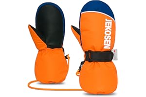 Beyond Your Thoughts Kids Snow Gloves Waterproof Winter Ski Gloves Toddler Mittens for Boy Girl