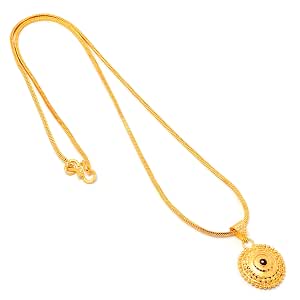 Buy Jewar mandi Neck Chain 24 kt Gold 