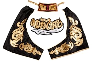 MUAY NATION Shorts de Boxe Thaï pour Enfants (2 à 12 Ans) Filles et garçons, Shorts pour Muay Thaï, MMA, Arts Martiaux
