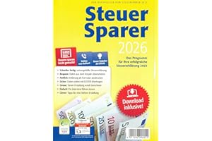 GENERISCH STEUERSPARER 2026 von LIDL für Steuererklärung 2025 am PC ELSTER klar Strukturiertes Steuerprogramm Download Code Inklusive (CD-Rom & Download) Steuersparer *NEU&OVP*