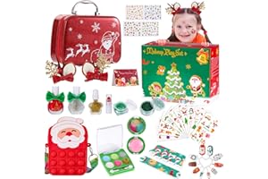 NATTHSWE Kinderschminke Set Mädchen, Waschbar Schminke Kinder Schminkkoffer Mädchen Weihnachten Make-up Spielzeug für Kinder Spielzeug ab 3 4 5 6 7 8 9+Jahre Mädchen Geburtstag Weihnachten Geschenke