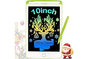 Richgv LCD Writing Tablet for Kids, 10'' Drawing Pad with Coulorful Screen, Educational Toy, Glow Pad, Toddler Portable Doodle Board, Christmas Birthday Gifts for 3 4 5 6 Years Old Boys Girls Upgraded