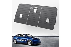 ASZSK Tapis de Dossier de Siège Arrière pour Tesla Model Y (5 Places) 2021 2022 2023 2024, Protection Dossier Siege Arriere Model Y, Protege Dossier Siège Tesla Y Accessoires de Siège Arrière