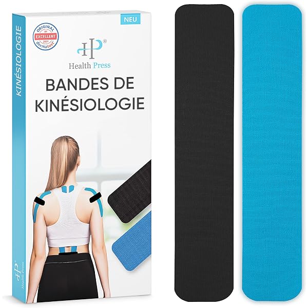 Lot De 8 Bandes Kinésiologie Prédécoupées Pour épaule - Imperméables, Sans Latex - Soulagement Musculaire Et Articulaire - 6