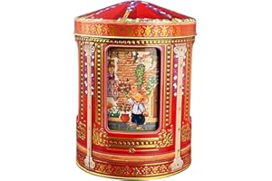 MediMuc Romeo und Julia Spieluhrdose - Gebäckdose, Geschenkdose, Vorratsdose, Aufbewahrungsdose, Sammlerdose - Vol. 0,75l, Ø x Höhe 12 x 16cm