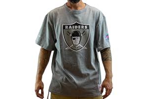 Mitchell & Ness NFL Team Origins S/S - Camiseta Oakland Raiders, gris jaspeado