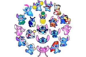 Yezmo 20 Dijes de Cocodrilo, Dijes de Cocodrilo para Adultos y Niños, Dijes de Croc para Zapatos, Dijes de Decoración de Zapatos Croc para Zuecos para Decoraciones de Fiesta, Cumpleaños y Navidad