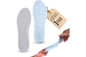 FMCOMMERCE Plantillas Hombre y Mujer de Máxima Comodidad. Plantillas Memory Foam de Uso Diario. Plantillas Antiolor y Sudor con Absorcion de Impactos. Alivian la Sensacion de Pies Cansados(Talla 35-36)