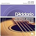 D'Addario EJ26 Phosphor Bronze Custom Light Acoustic Guitar Strings .011 - .052 (2 PACKS)