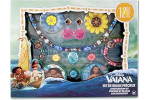 Taldec- Disney Moana/Vaiana/Oceania Coffret Bijoux, T17700, Multicolore, 5 ans to 99 ans, Barrettes