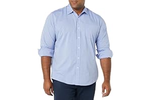 Amazon Essentials Koszula Mężczyźni Long-sleeve Regular-fit Casual Poplin Shirt (1 w zestawie)
