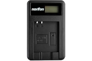 Norifon NB-6L LCD USB Chargeur pour Canon PowerShot SX530 HS, SX610 HS, SX710 HS, SD1200 is, SD1300 is, S120 IXY 10S IXY 30S Caméra et Plus