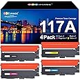 GPC Image Toner Cartridges Replacement for HP 117A W2070A W2071A W2072A W2073A Compatible with Color Laser 150a 150nw 150w MF