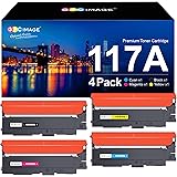 GPC Image Toner Cartridges Replacement for HP 117A W2070A W2071A W2072A W2073A Compatible with Color Laser 150a 150nw 150w MF