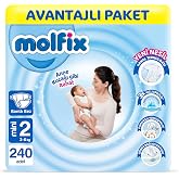 Molfix Bebek Bezi 2 Beden Mini Avantajlı Paket 240 Adet
