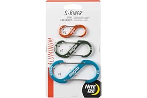 Nite Ize S-Biner Doppio Moschettone Alluminio