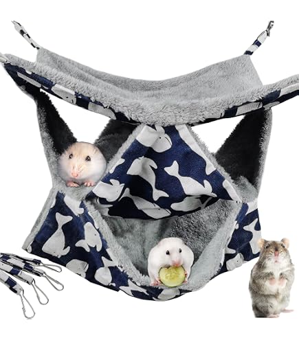 Nid Douillet Pour Sugar Glider - Hamac En Polaire 15x15 Cm, Suspendu Ou Posé, Pour Hamster Et Petits Animaux
