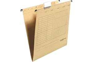 Falken – Cartella sospesa unireg realizzata in cartone riciclato Confezione da 5 marrone