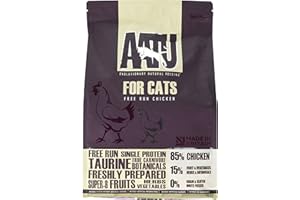 AATU 85/15 Complete Dry Cat Food, Chicken 3kg - High Protein, Grain Free Recipe, No Artificial Ingredients
