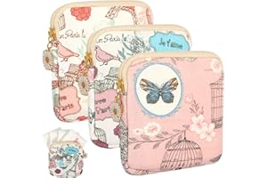 CUINIUNAID Tampon Aufbewahrung Binden Aufbewahrung Binden Tasche Perioden Tasche mit Reißverschluss Damenbinden Aufbewahrungstasche Tasche für Binden und Tampons Mädchen Teenager, 3 Stück