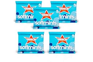 GENERIC Trebor Softmints Spearmint Mint Roll - Pack of 20 (5 pack x 4 rolls)