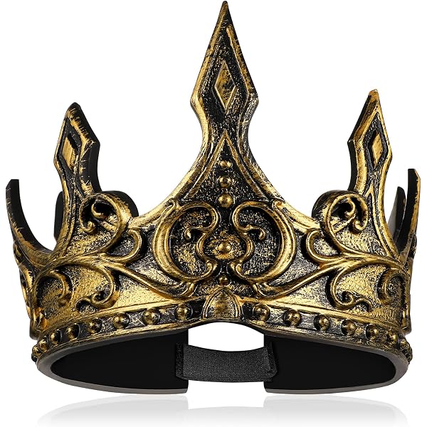 Bristol Novelty Königskrone – Goldfarbenes Kostümzubehör Für Karneval & Partys