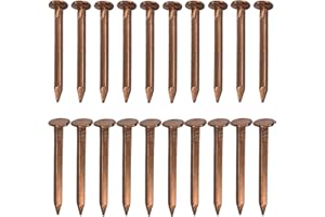 cyclingcolors 20x clou carré pointe en cuivre tête fraisée assemblage bois nautique bricolage artisanat décoration fixation meuble, 2x20mm