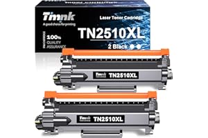 Timink TN2510 TN2510XL Toner Compatible with Brother TN-2510 TN 2510XL for Brother HL-L2400DWE DCP-L2665DW DCP-L2627DWE MFC-L2835DW MFC-L2827DWXL DCP-L2627DW DCP-L2627DWXL MFC-L2860DWE (2 Black)