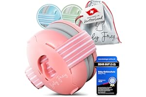 Baby Frey® Baby Gehörschutz – Sicherer Gehörschutz für Babys bis 24 Monate – Kein Druck auf Fontanelle – Weich, leicht & rutschfest – Für Konzerte, Reisen & Alltag