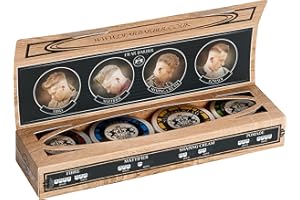 Dear Barber Men's Mini Styling Collection Gift Set, Pocket Sized Travel Tins, Contains 20ml Fibre, 20ml Mattifier, 20ml Shaping Cream & 20ml Strong Hold Pomade