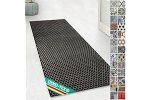 FLOORDIREKT Design Carpet Runner Rug Floor Mat, Non Slip Runner Mat for Kitchen Hallway Living Room Bedroom Vintage Ornament Classic Modern Design (80 x 250 cm, Dundalk)