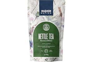 Nettle Tea Monte Nativo (300g) - Nettle Leaf Tea - Aromatic and 100% Pure and Natural Loose Leaf Herbal Infusion Without Additives - Healthy, refreshing and nutrient-rich