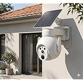 Solar G&uuml;neş Enerjili Dış Mekan Wi-Fi G&uuml;venlik Kamerası - Cata 3MP Full HD, 9000 mAh Batarya, IP65 Su Ge&ccedil;irmez, Gece G&ouml;r&uuml;ş&uuml;, H
