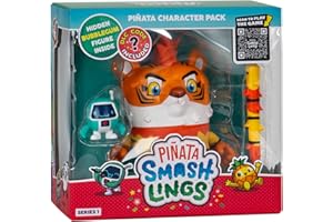 Pinata Smashlings Pinata Articulated Figure Mo Tiger, Roblox Toys, Official Toy from Toikido.
