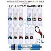 as water 2 Yıllık Tam Bakım Seti, Aura Cerilon Silver, Platinium, Plus ve T&uuml;m Kapalı Kasa Cihazlar ile Uyumlu, 12 Adet Su Fil