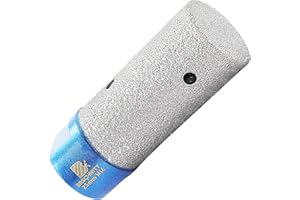 BRSCHNITT - Fresa de diamante (25 mm, ampliación, agujeros existentes en porcelana, cerámica, mármol, granito, rosca M14, para amoladora angular)