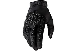 100 Percent Geomatic Black LG Guantes para ocasión Especial, Negro, Mediano para Hombre