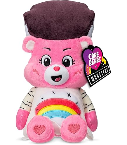 Care Bears – Basic Fun Dare to Peluche 22 cm – Ours en Peluche Doux à Collectionner – Jouet câlin pour Enfants dès 4 Ans – Cadeau Mignon Fille ou garçon