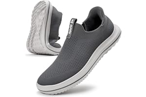 MrToNo Slip on Baskets Hommes sans Lacets Chaussures Hand-Free Chaussures de Course légères Respirantes Outdoor Chaussures de Sport Loisirs Chaussures de Course sur Route