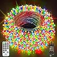 403 FT 1000 LED String Lights Outdoor Fairy Lights Plug in Super Long Christmas Lights with Remote Timer 8 Modes for Xmas Tree Yard Outside Garden House Party Wedding Decoration-Multicoloured