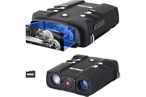 ESSLNB Night Vision Goggles 10.8X31mm Night Vision Binoculars 1080P Image with 64G TF Card 4" LCD Screen Photo Camera Video Recorder Playback Function