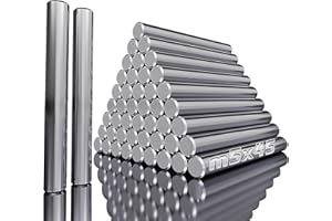 Ziamzra Kołek wspornika półki Ø 5 x 45 mm 25 sztuk Klocki do półek Kołek półkowy Uchwyty cylindryczne Wrzeciona do półek Stalowy trzpień cylindryczny do szafek meblowych