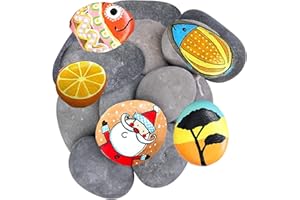 Pierres Bricolage Peinture Décoration Jardin: YOYIAG Galets Pierres Décoratives Jardin Pierre Naturelle Artisanat Décoration D'aquarium Pierres Plates Galets Rivière Gravier Pierres Ornementales