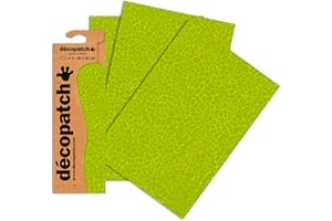 Decopatch Papier No. 531 (grün Giraffe, 395 x 298 mm) 3er Pack
