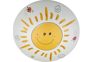 Niermann Standby Kunststoff Deckenleuchte"Sunny" 681,Gelb, Mehrfarbig, Weiß