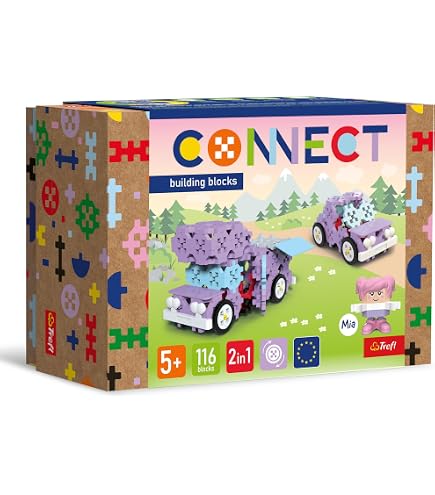 Connect Trefl Set di Mattoncini Pocket Boy, Adi - 35 Pezzi: 30