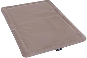 MyBestBuddy Hundekissen Komfort XXXL Hellbraun/beige 140x100 cm, allergikerfreunlich - 40°C waschbar mit flauschigem Stoffbezug - Hundematte BZW. Hundebett für sehr große Hunde, 140 x 100 cm