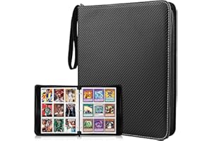 EULERYOO Album na karty kolekcjonerskie, 50 stronnicowa książka na 900 kart, zamykany na zamek, na karty MTG, sportowe, Yugioh itp. Styl skośny